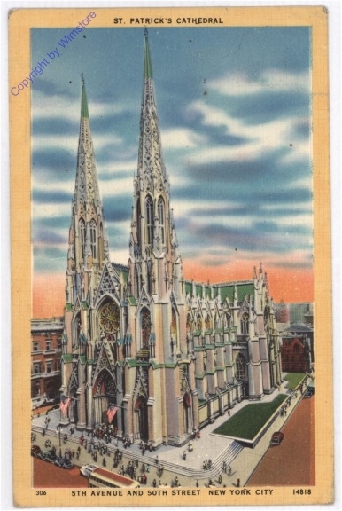 ak196961 New York: New York City, St. Patrick's Cathedral