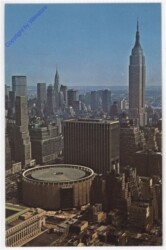 New York: New York City, Madison Square Garden Center and Skyline