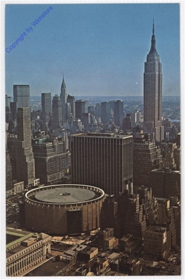ak196965 New York: New York City, Madison Square Garden Center and Skyline