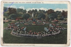 Pennsylvania: Wilkes-Barre, Flower Gardens along the River Commons