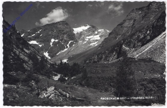 ak197039 Bad Gastein, Radeckalm mit Ankogel
