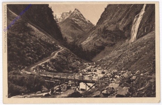 ak197046 Bad Gastein, Schleierfall & Schareck
