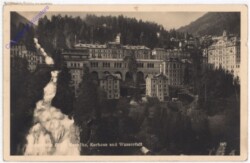 Bad Gastein, Kurhaus und Wasserfall
