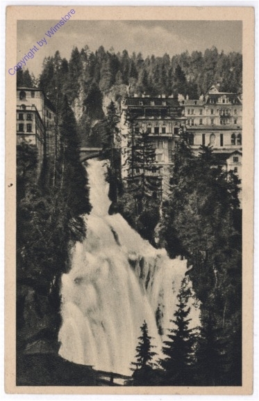 Bad Gastein, Kurhaus und Wasserfall