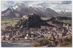 Salzburg, gegen den Untersberg