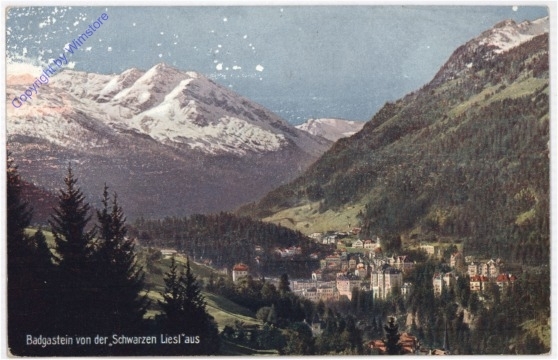ak197105 Bad Gastein, von der "Schwarzen Liesl" aus