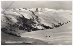 Bundschuh, Schiabfahrt von der Schwarzwand über Morawitzalm, Alpengasthof Grübl