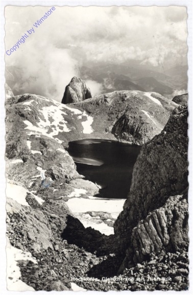 ak197192 Dienten, Hochkönig, Gletschersee mit Thorsäule