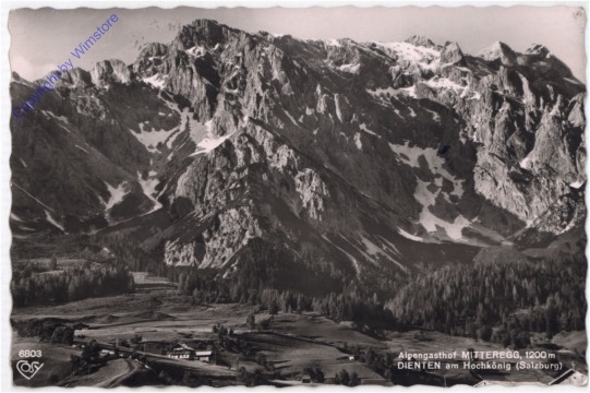 ak197193 Dienten, Alpengasthof Mitteregg