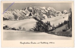 Dienten, Bergkirchlein mit Hochkönig