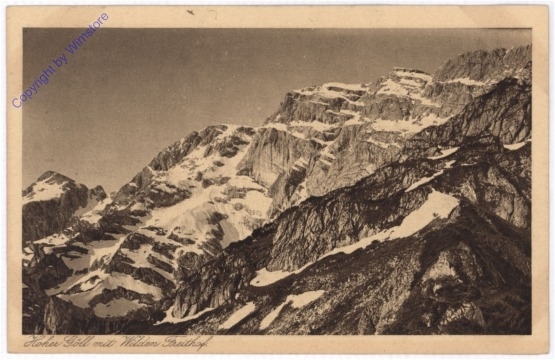 ak197231 Golling an der Salzach, Hoher Göll mit Wilden Freithof