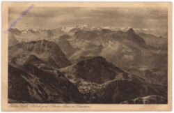Golling an der Salzach, Hoher Göll, Blick g.d. Stein. Meer und Tauern