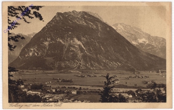 ak197234 Golling an der Salzach, mit dem Hohen Göll