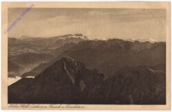 Golling an der Salzach, Hoher Göll Ostkamm m. Freieck und Dachstein