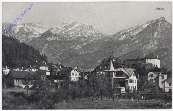ak197239 Golling an der Salzach, Ortsansicht