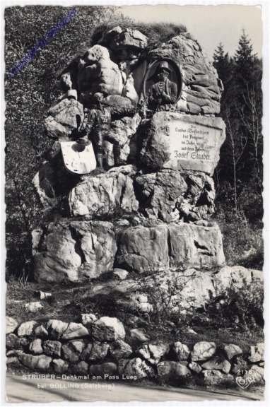 ak197242 Golling an der Salzach, Struber-Denkmal am Pass Lueg