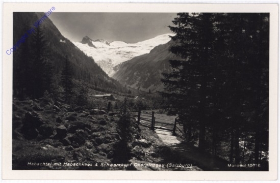 ak197255 Habach, Habachtal g.d. Habachkees u. Schwarzkopf