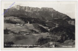Hallein, Dürnberg mit Untersberg