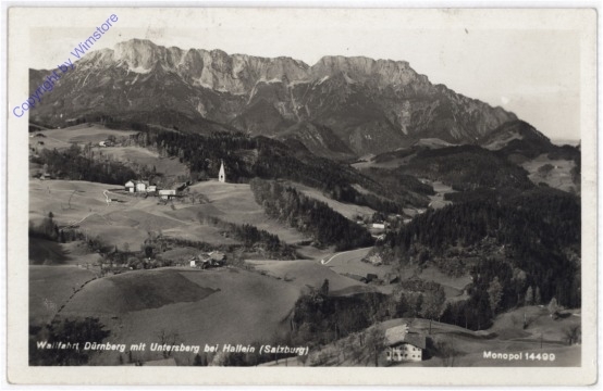 Hallein, Dürnberg mit Untersberg