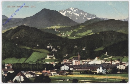 Hallein, mit Hohem Göll