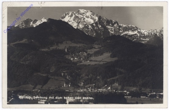 Hallein, mit Hohem Göll