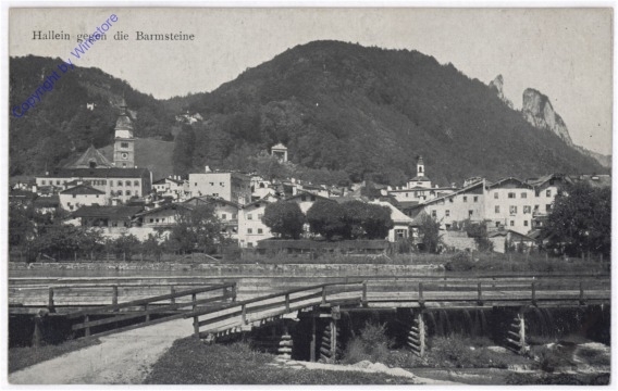 Hallein, gegen die Barmsteine