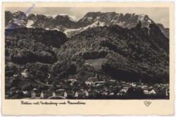 Hallein, mit Untersberg und Barmsteine
