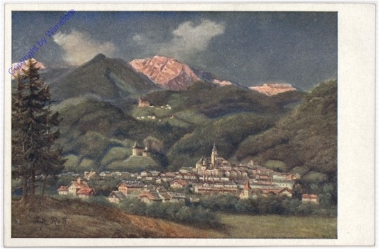 Hallein, gegen den Dürrnberg
