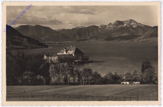 ak197349 Kammer am Attersee, mit Schafberg