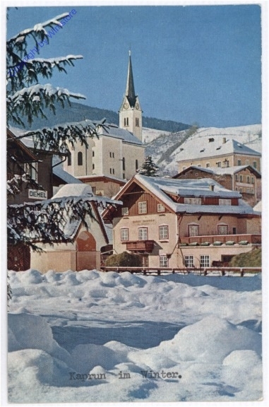 ak197350 Kaprun, im Winter
