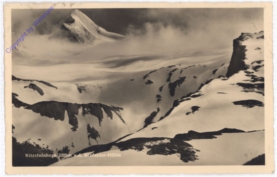 ak197354 Kaprun, Kitzsteinhorn v.d. Krefelder-Hütte