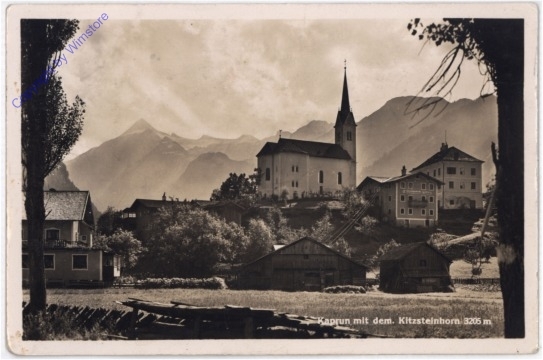 ak197361 Kaprun, mit dem Kitzsteinhorn