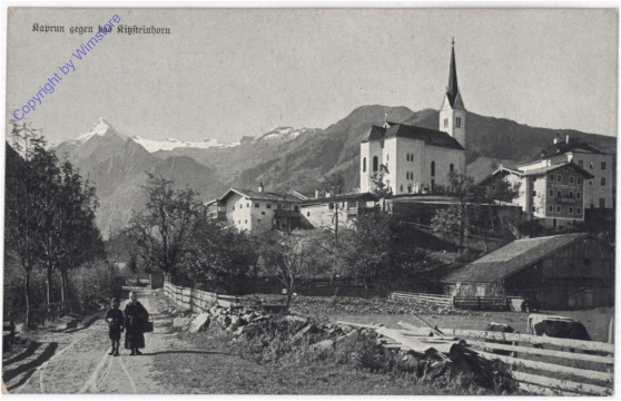 ak197363 Kaprun, gegen das Kitzsteinhorn