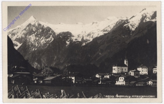 ak197370 Kaprun, gegen das Kitzsteinhorn