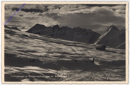 ak197377 Krimml, Plattenkogel g. Reichenspitzgruppe m. Silberkogel