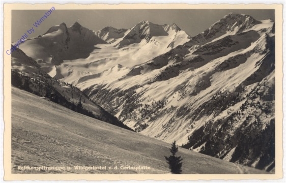 ak197378 Krimml, Reichenspitzgruppe u. Wildgerlostal v. d. Gerlosplatte