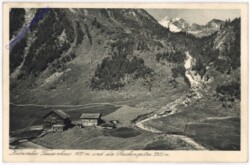 Krimml, Krimmler Tauernhaus und die Reichenspitze