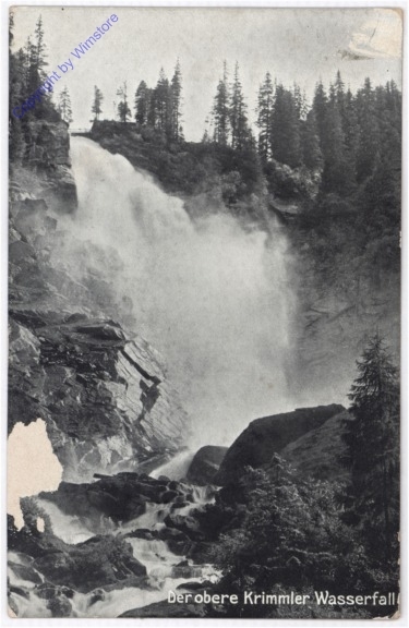 Krimml, Der oberer Krimmler Wasserfall