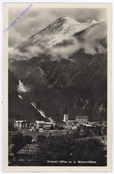 Krimml, mit den Wasserfällen