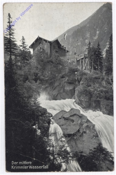 Krimml, Der mittlere Krimmler Wasserfall