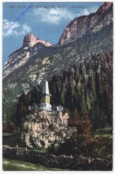 Lofer, Pass Strub mit dem Denkmal