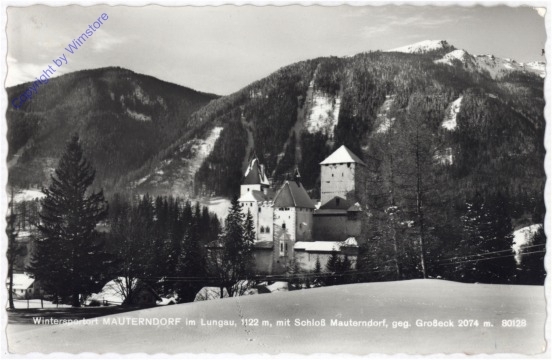 Mauterndorf, mit Schloss Mauterndorf geg. Großeck