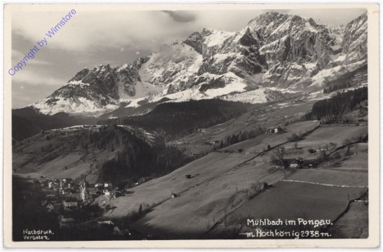 ak197484 Mühlbach am Hochkönig, Ortsansicht