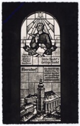 Oberndorf, Fenster in der "Stille Nacht"-Kapelle