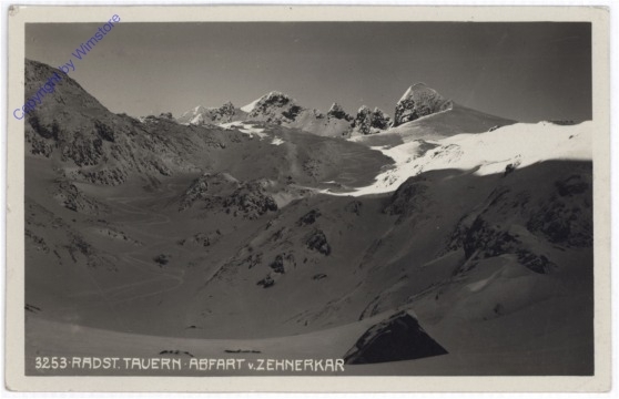 Radstädter Tauern, Abfahrt v. Zehnerkar
