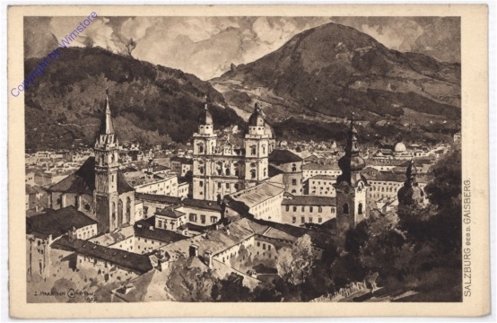 Salzburg, gegen Gaisberg