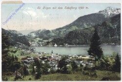 St. Gilgen, mit dem Schafberg