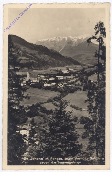 St. Johann im Pongau, gegen das Tennengebirge