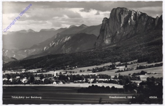 Thalgau, Ortsansicht, Drachenwand