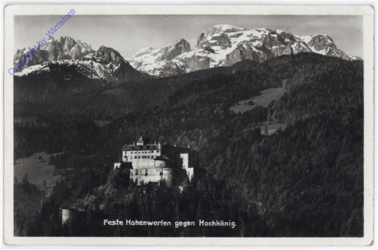 Werfen, Feste Hohenwerfen gegen Hochkönig